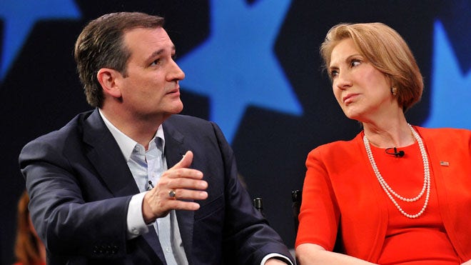 Ted Cruz Campaign Vetting Carly Fiorina As Possible Running Mate