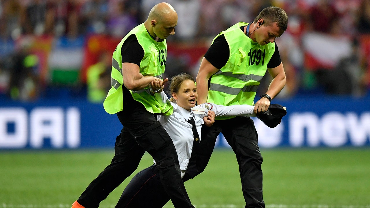 Pussy Riot Activists Storm Field During World Cup Match Fox News