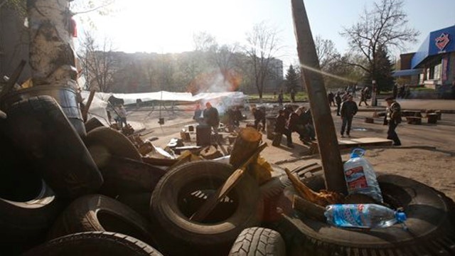 Pro Russian Insurgents Seize Armored Vehicles Fox News