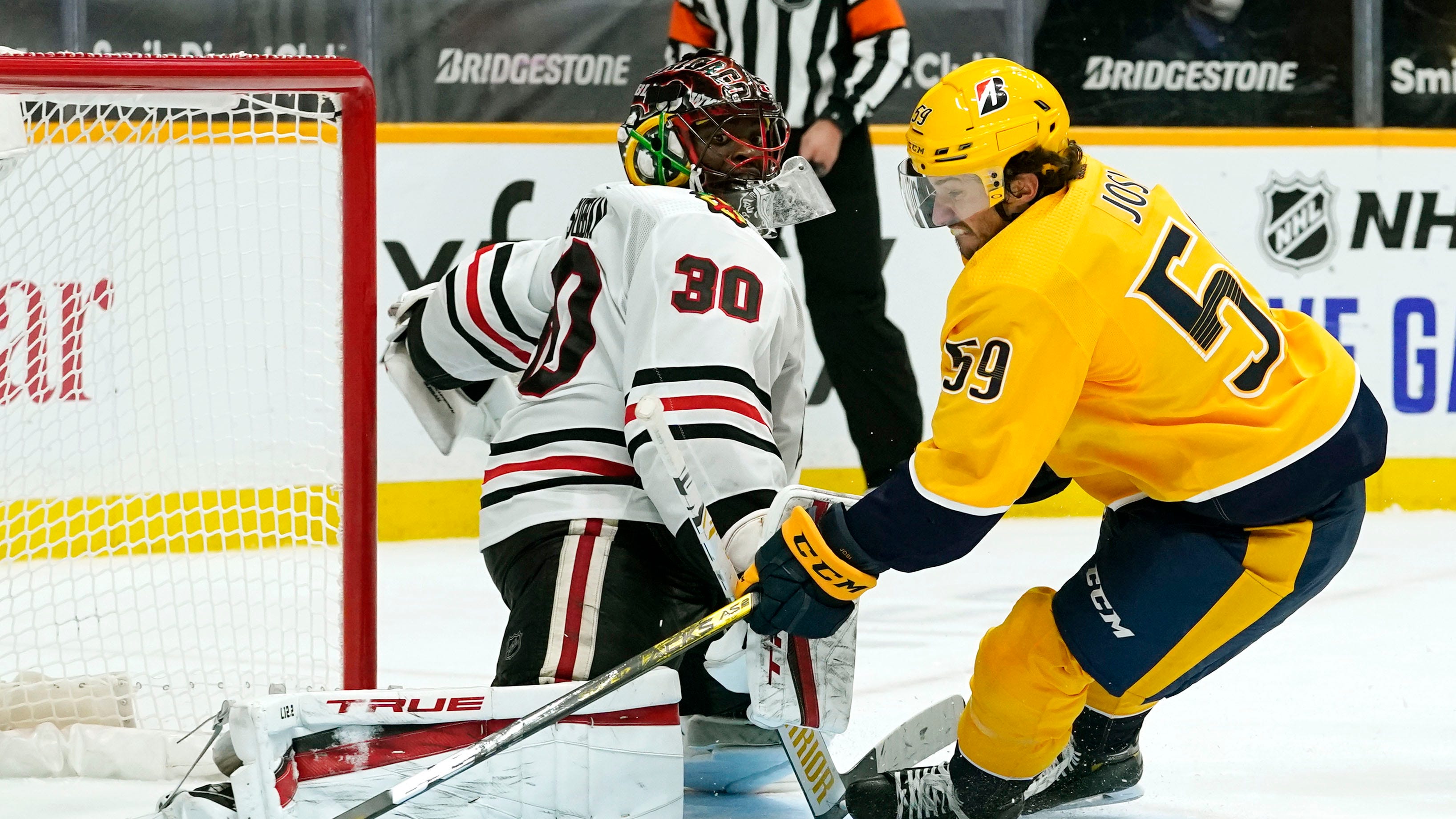 Josi gives Predators 3-2 win over Blackhawks in OT 1 Josi gives Predators 3-2 win over Blackhawks in OT