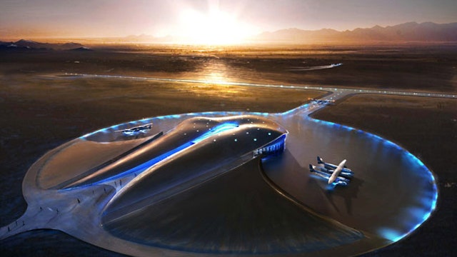 Spaceport Way Spaceport America's First Runway Built in NM Desert | Fox News