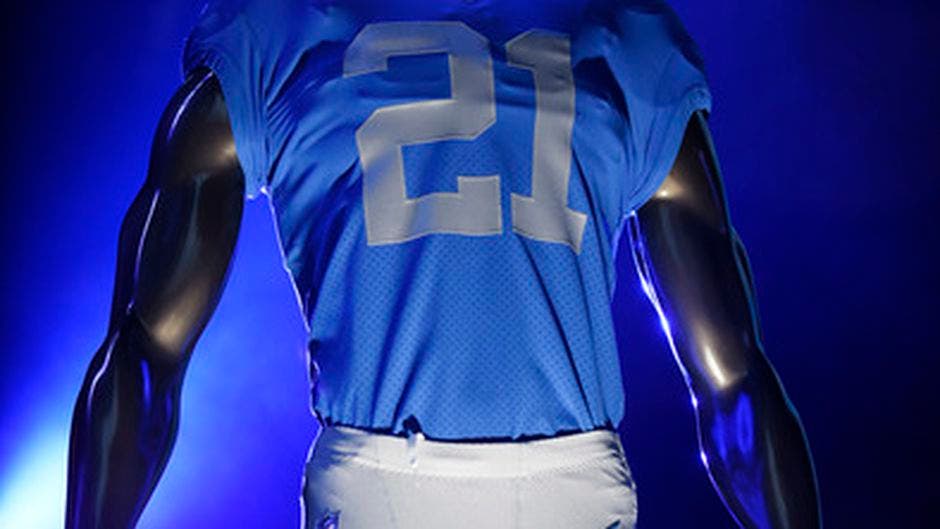 Detroit Lions' new uniforms include throwback, color rush jerseys