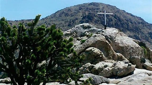 Mojave Cross Stolen by Vandals
