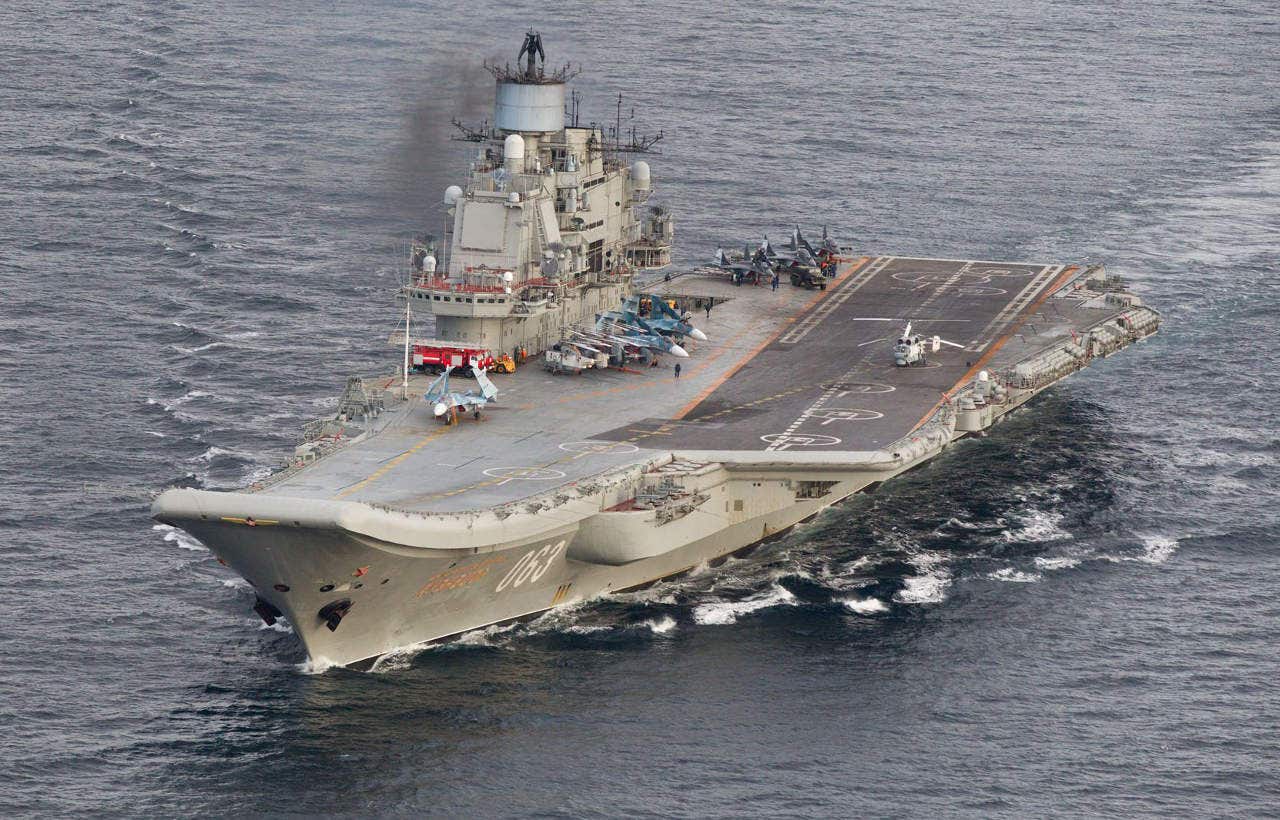 Russian Warship Activity Across Europe Exceeds Cold War Levels US   0410 Russia Carrier 