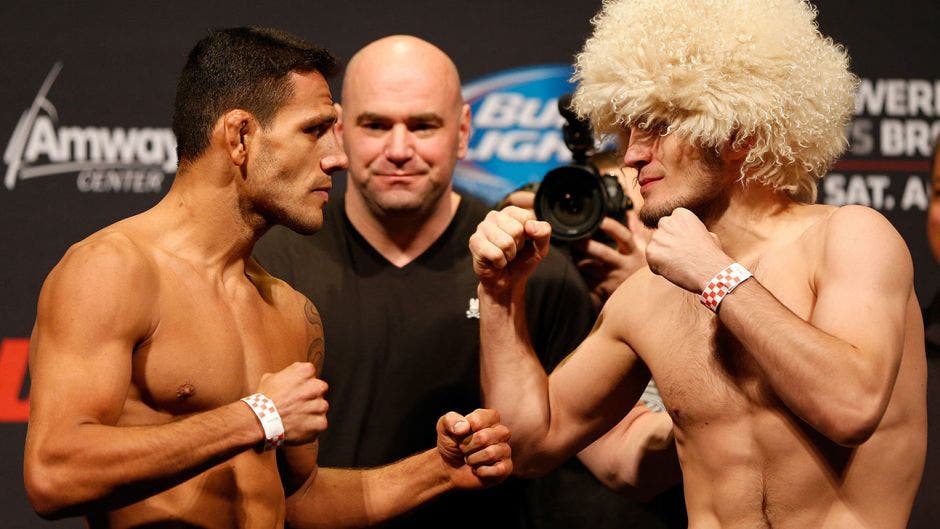 Perto de voltar ao UFC, Khabib Nurmagomedov ataca Rafael dos Anjos: 'Campeão  de mentira' - Superesportes