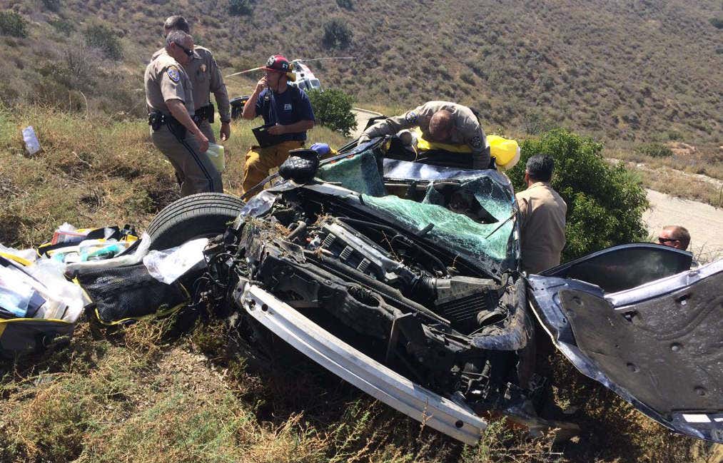 Woman Spends 14 Hours Trapped In Her Car After Wreck On California ...