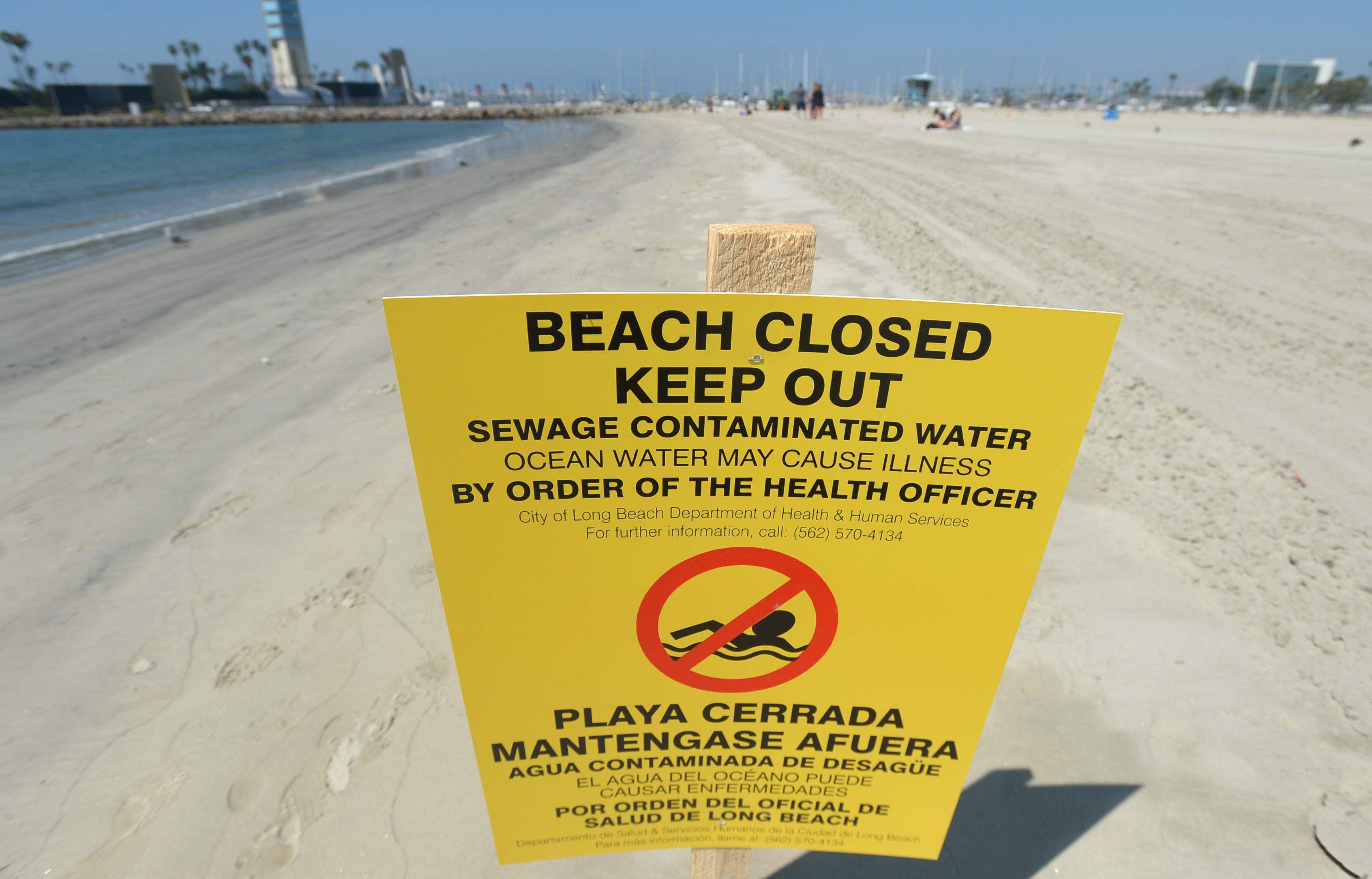 Southern California beaches closed after massive sewage spill