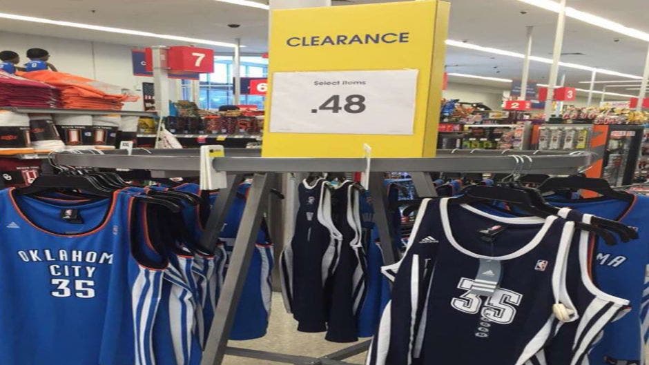 Kevin Durant jersey goes for 48 cents in Oklahoma City – The Mercury News