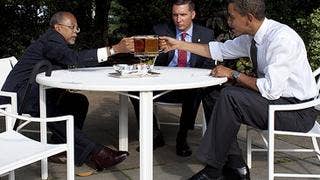 Obama minum bersama sarjana kulit hitam, polisi kulit putih