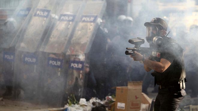 Brazilian Tear Gas Used In Istanbul Protests