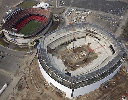 New York's Giants Stadium Demolition Work Begins