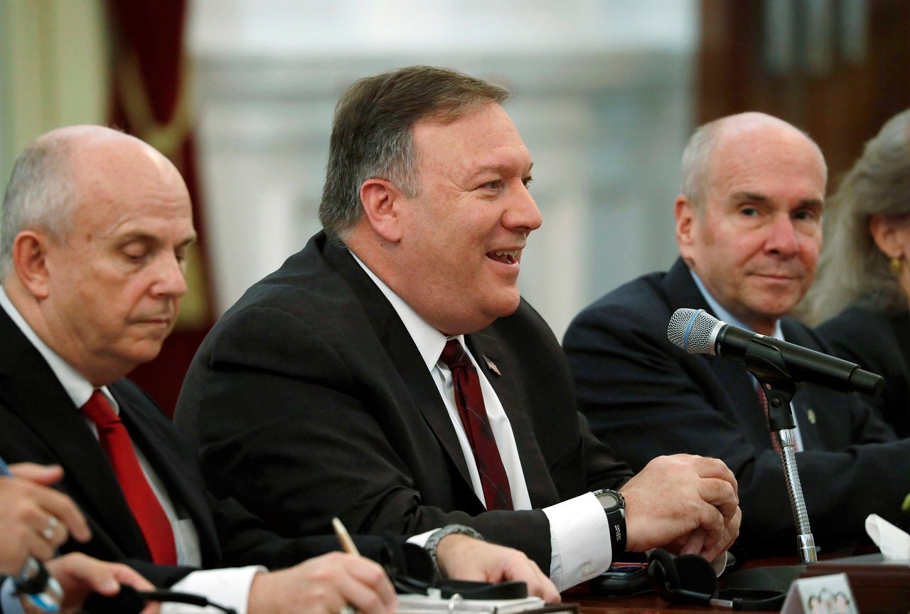 Pompeo says sanctions a pillar of US policy toward Iran