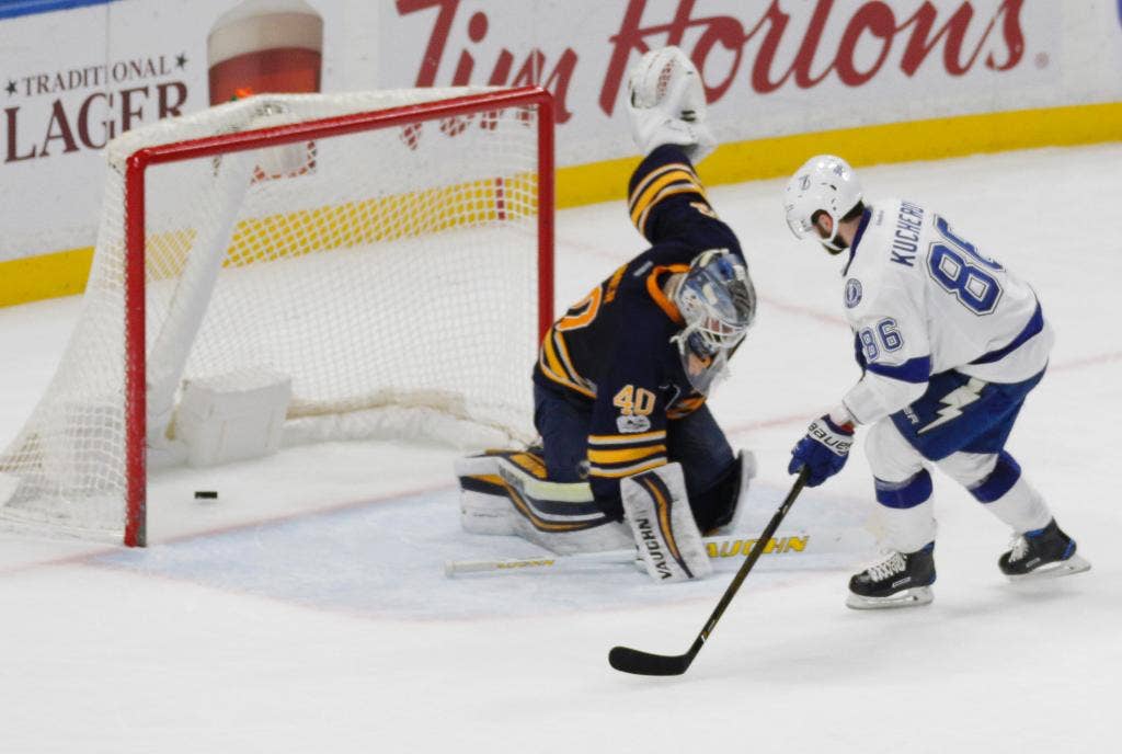 Punt, Kucherov mencetak gol di SO, Lightning memimpin Sabres 2-1