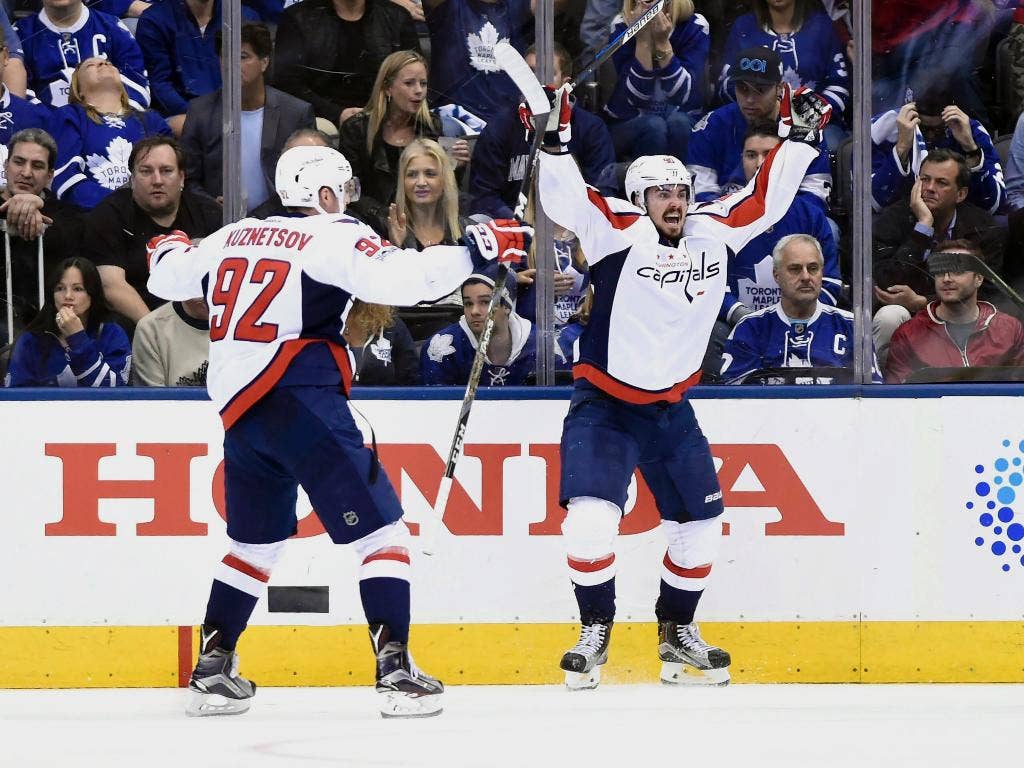 Gol OT Johansson memberikan seri Capitals di Toronto
