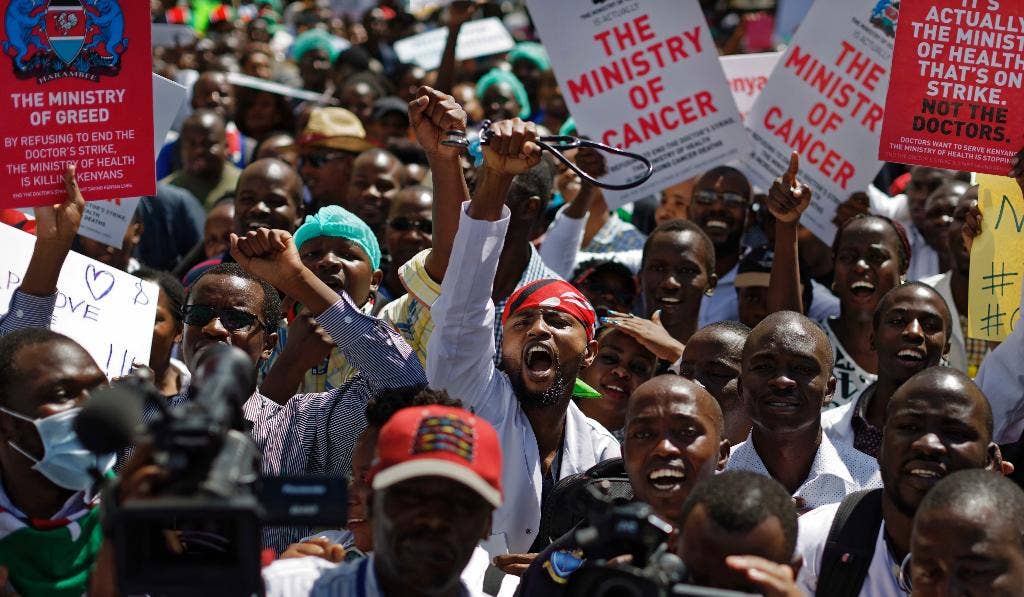 7 Kenya medics union officials freed; strike continues | Fox News