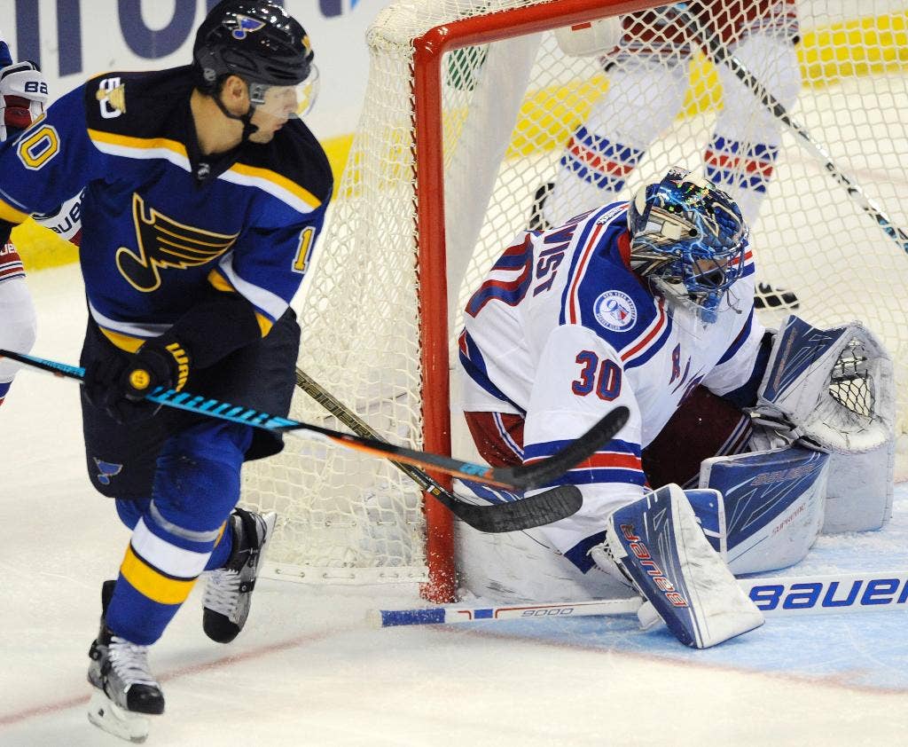 Tarasenko, Hutton memimpin Blues atas Rangers 3-2