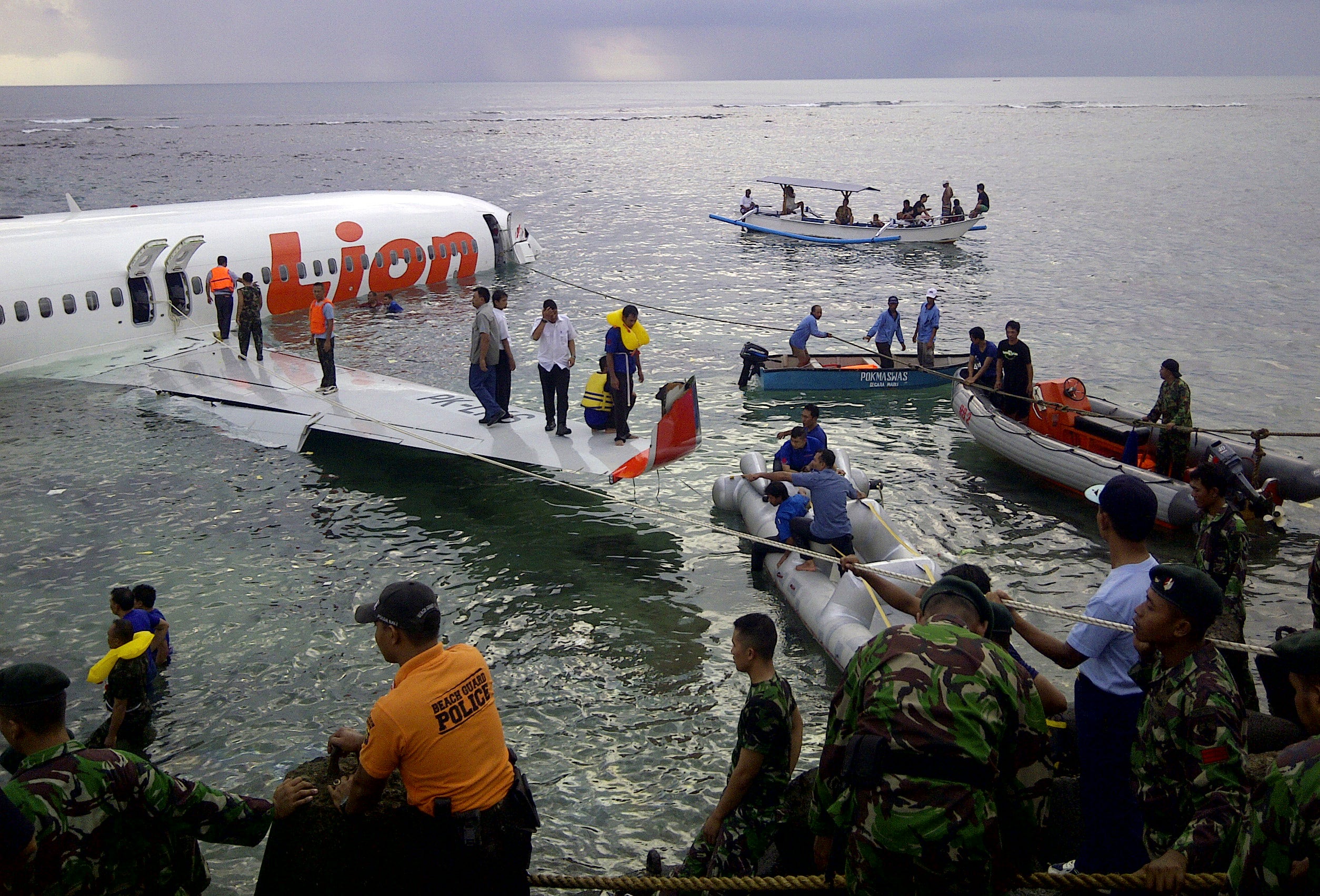 Investigators Probe Cause Of Lion Air Crash Into Sea In Bali All 108 