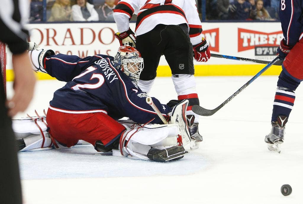 Bobrovsky mendapat penutupan ketiga berturut-turut saat Jackets blank Devs