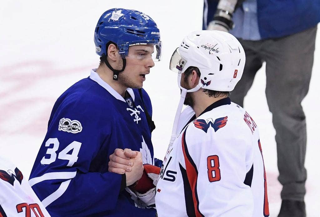 Caps memenangkan serangkaian ketat atas Leafs untuk mengatur pertandingan ulang dengan perut