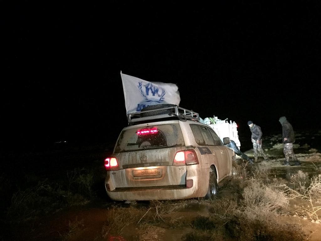 PBB meningkatkan bantuan kepada warga Suriah yang terjebak di gurun dekat Yordania