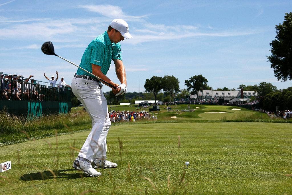 Jordan Spieth sedang melaju di pertandingan utama menuju AS Terbuka