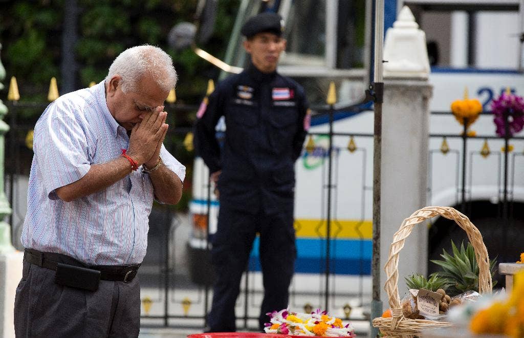 Polisi Thailand mengatakan sidik jari tersangka yang ditangkap cocok dengan sidik jari yang ada pada bahan pembuatan bom