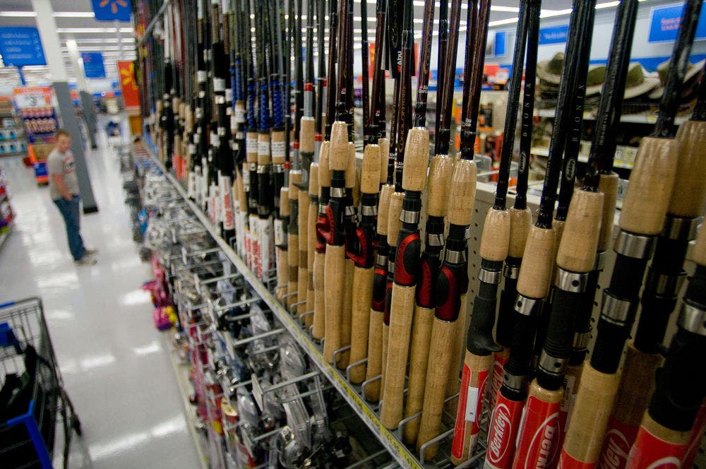 Ohio man steals $3,800 worth of fishing gear from Walmart