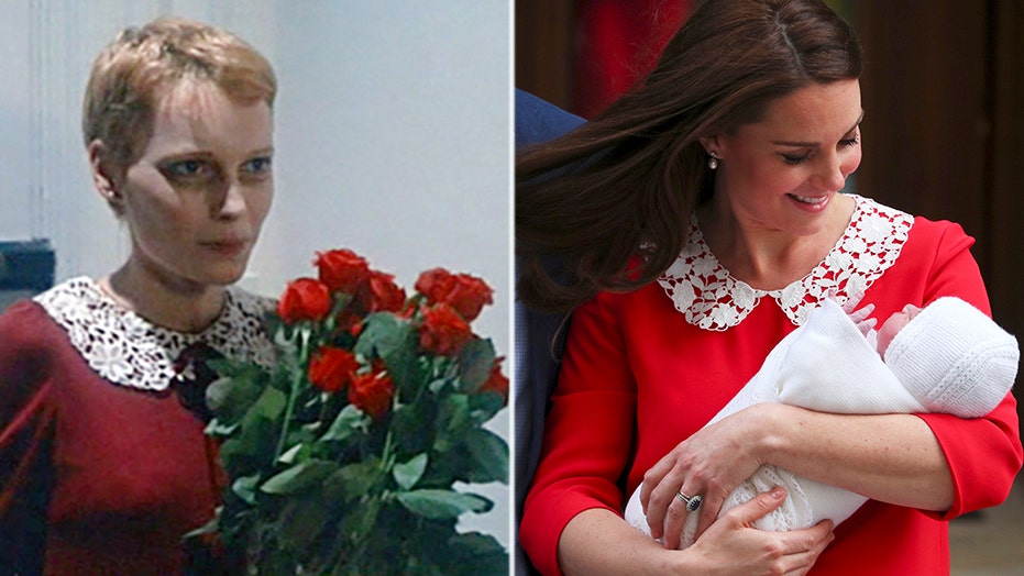 Kate Middleton's baby reveal dress likened to 'Rosemary's Baby' frock