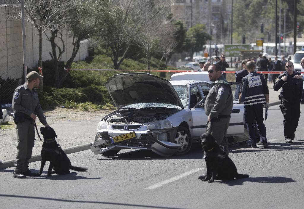 Israeli police: Palestinian rams car into people near Jerusalem police ...