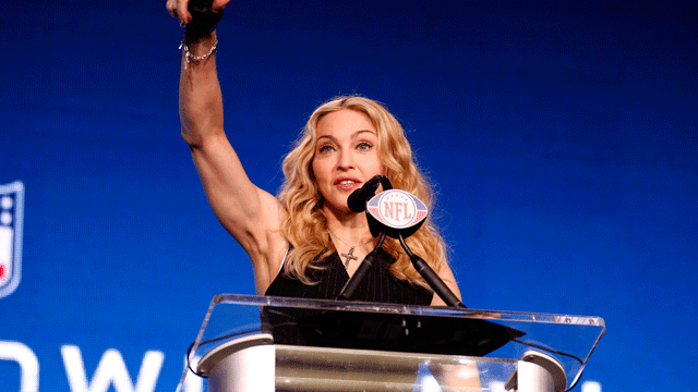 Madonna in Indianapolis.