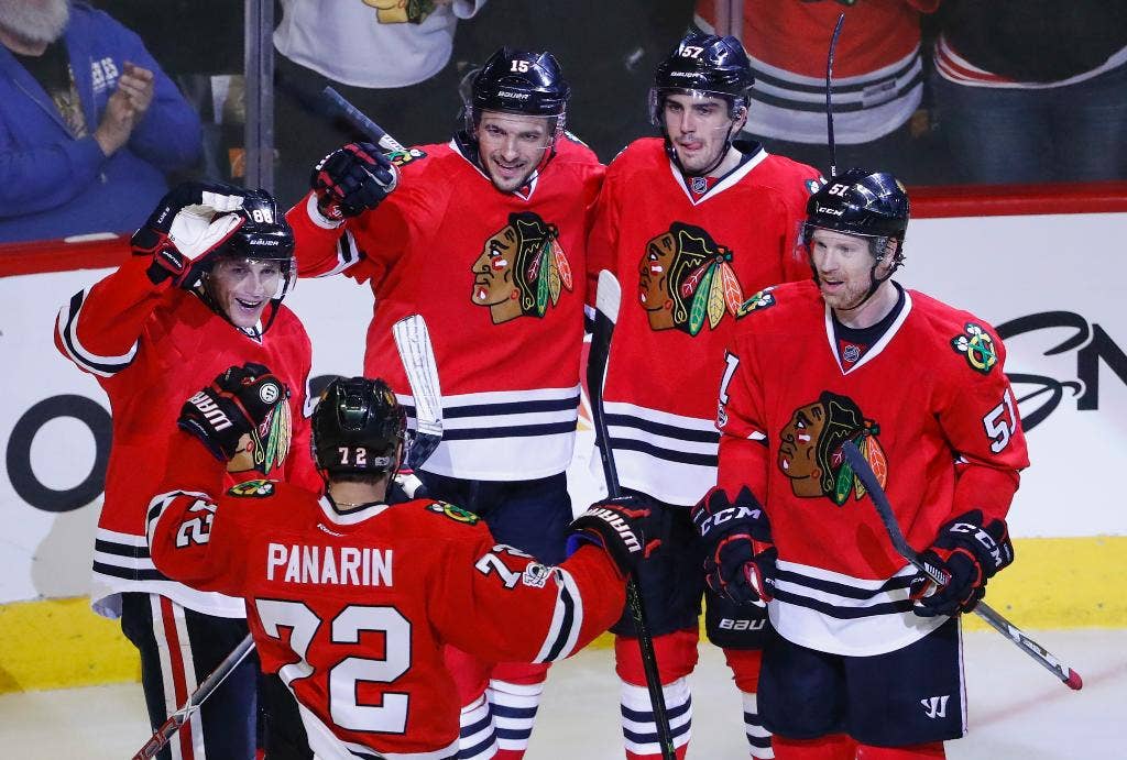 Anisimov mencetak gol terlambat untuk mengangkat Blackhawks melewati Blues
