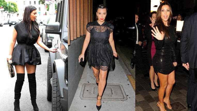 Kim Kardashian’s tiniest dresses