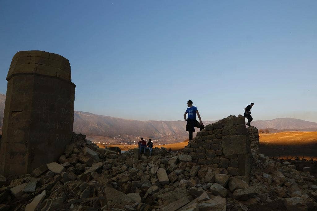 AP -Foto: Danau Bosnia mengering, mengenang kembali kenangan