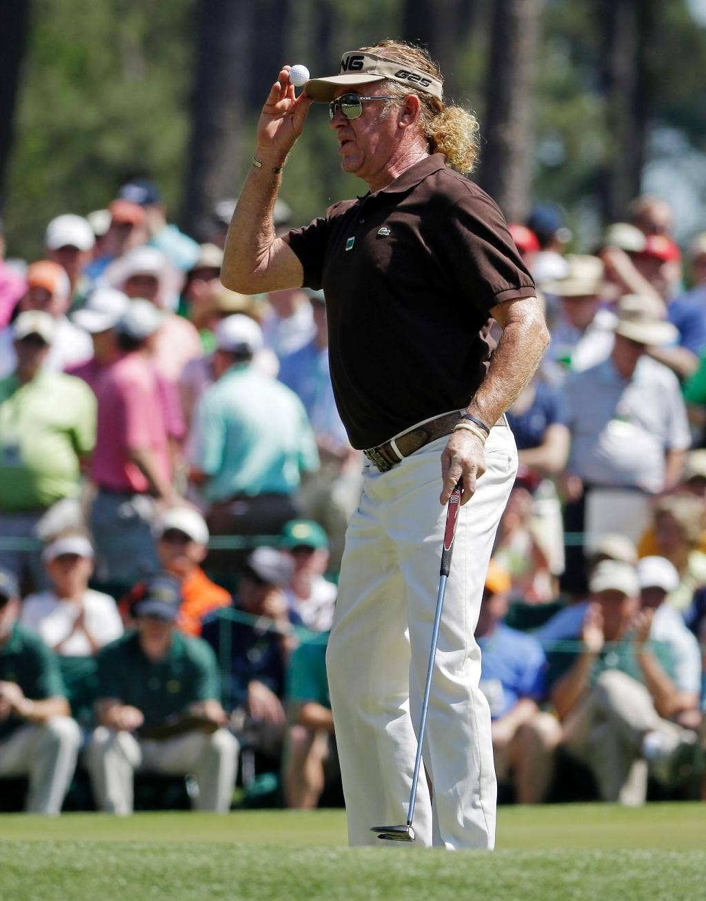 Jimenez tidak merokok tetapi sangat panas di Augusta National