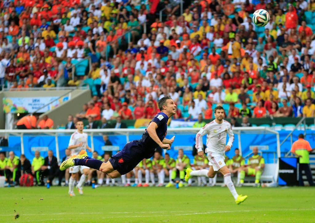 Dari Persie, Robben memiliki Hari Piala Dunia Terbaik mereka dengan 2 gol masing-masing dalam kemenangan 5-1 atas Spanyol