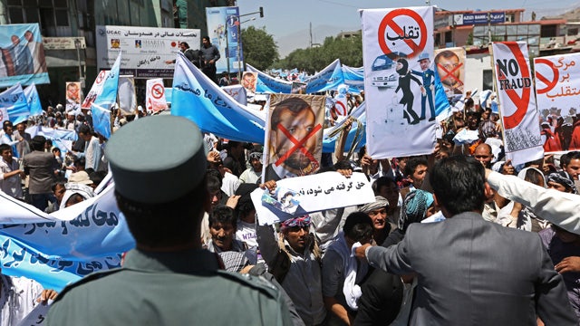 Thousands protest alleged vote fraud in Afghanistan election | Fox News