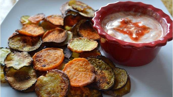Baked Potato and Veggie Chips Recipe