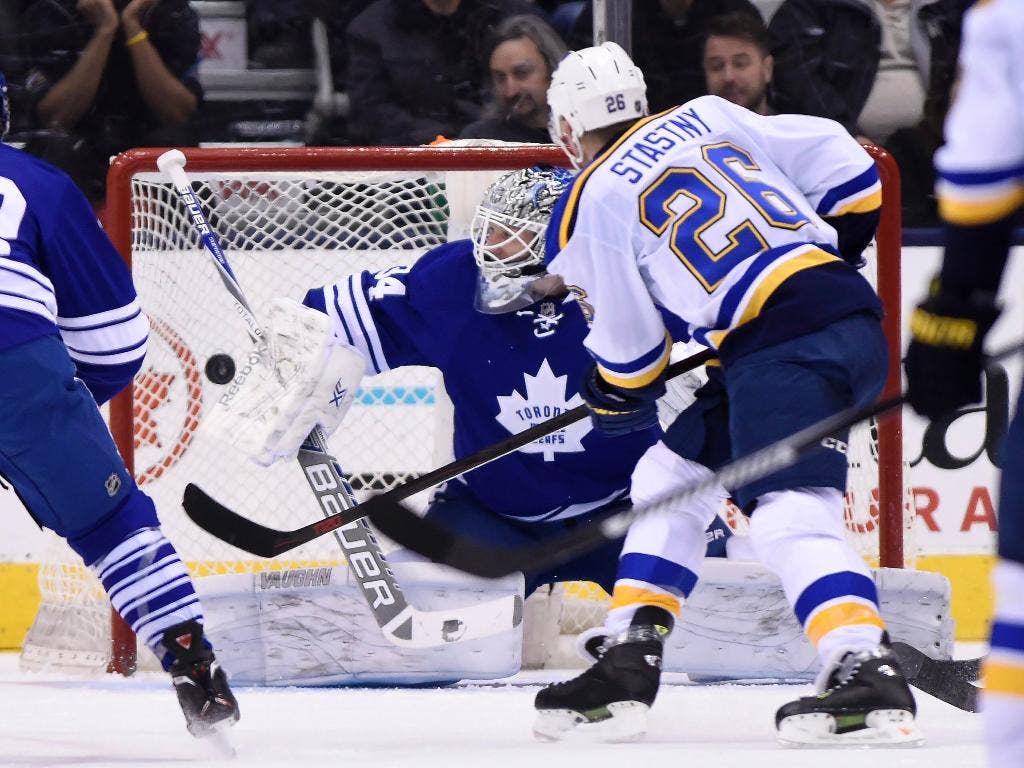 6 Blues mencetak gol dalam kemenangan 6-1 atas Maple Leafs; Lehtera, Steen masing-masing memiliki 3 assist
