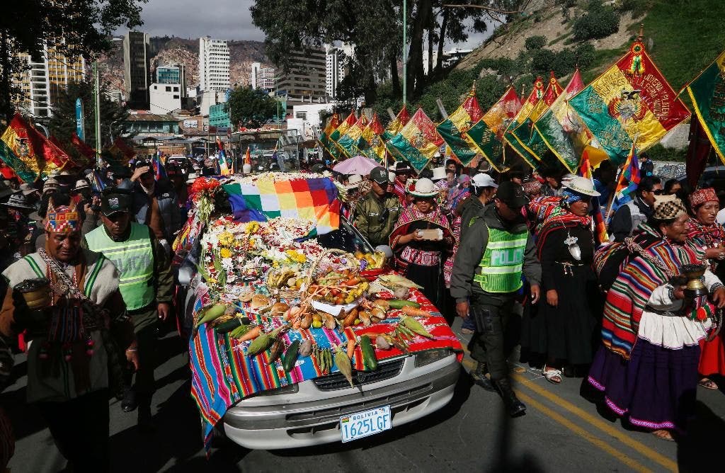 The alasitas fair in la paz bolivia