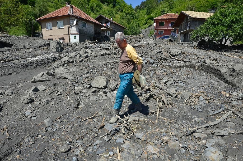 Floods and landslides leave many Bosnians homeless for the second time