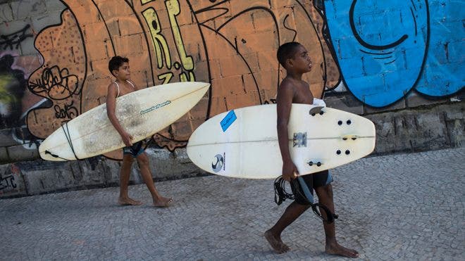 Rio’s youth find an escape from the favelas through surfing