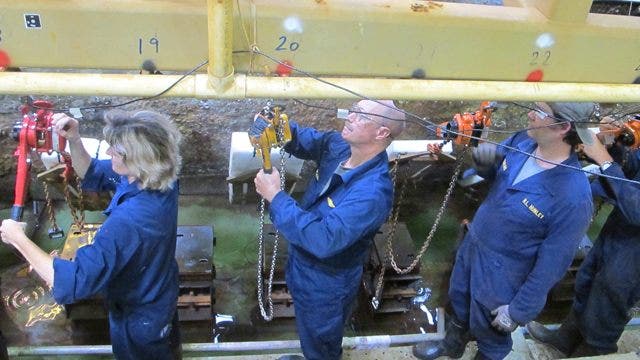 Confederate Submarine Set Upright for First Time in 150 Years