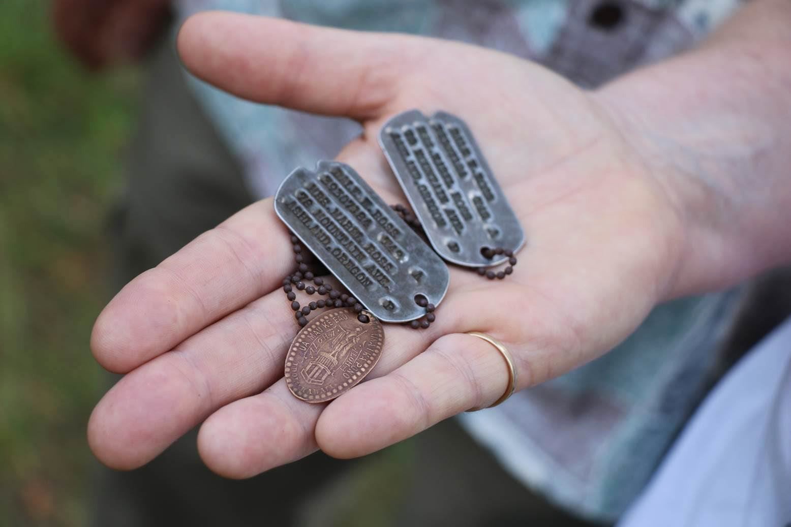 Dog Tags, Possible Remains Of WWII Soldier Found On Island