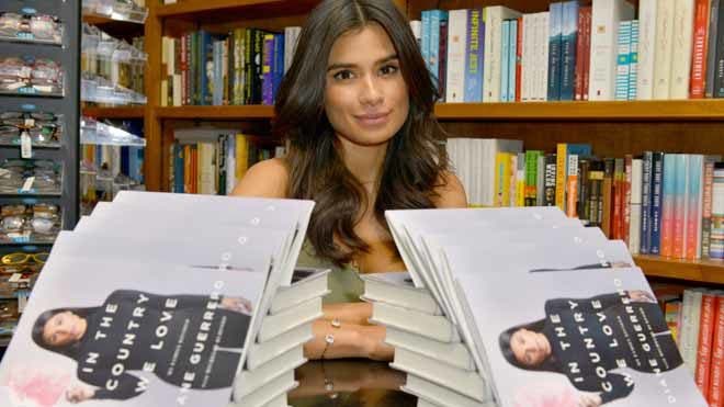 Diane Guerrero at her book signing ‘In the Country We Love: My Family Divided’