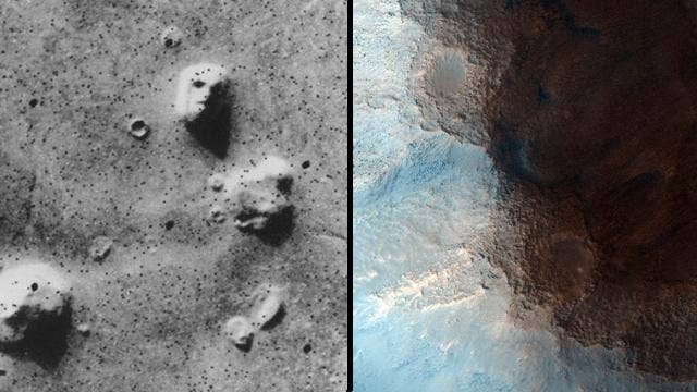 the face of mars recent photo