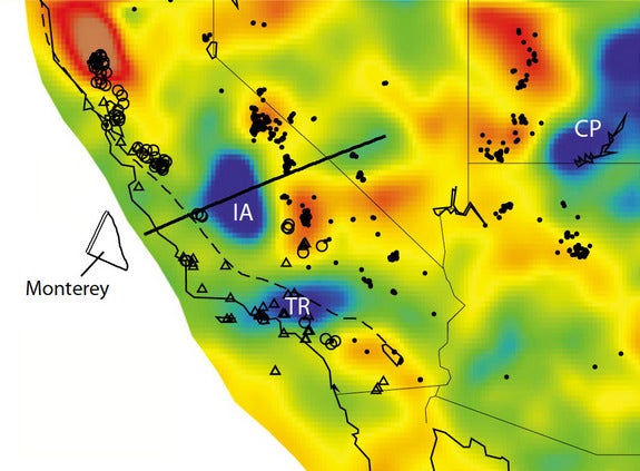 'Lost' tectonic plate found beneath California