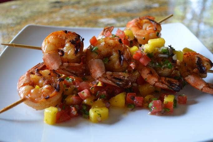 Fourth of July Recipe: Mango Salsa Shrimp