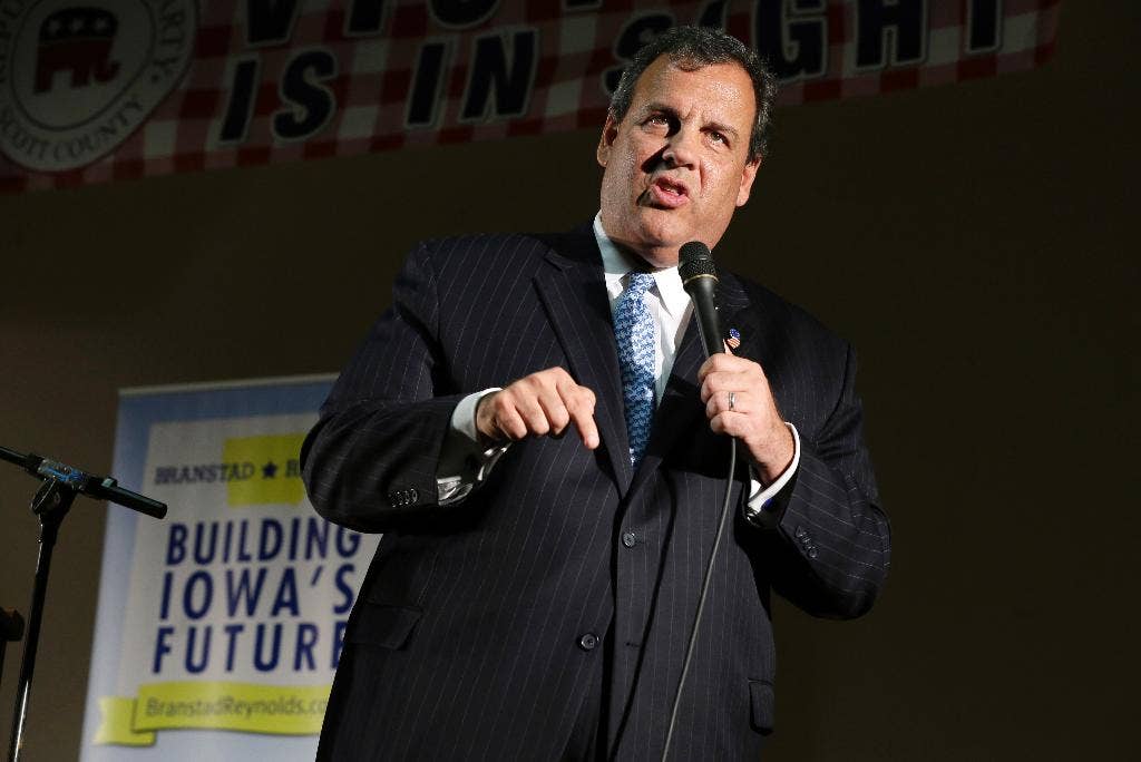 Untuk menguji gaya Christie yang blak-blakan, gubernur New Jersey akan berbicara dengan kelompok sosial konservatif di Iowa