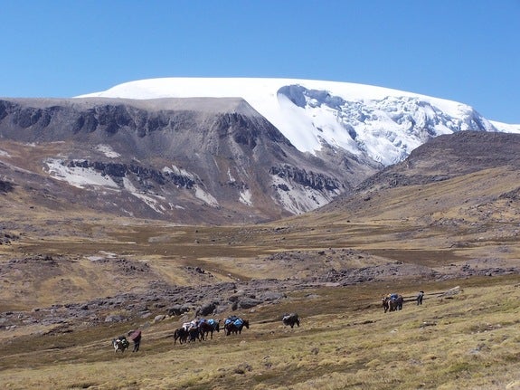 Hints of colonial pollution hidden in Andean ice cap