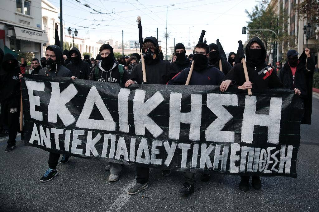 Protests turn violent in Athens on anniversary of youth's shooting by
